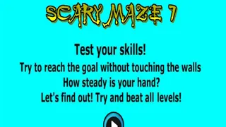 Navegue pelos corredores traiçoeiros em Scary Maze 7. Este desafio clássico exige foco total e uma mão firme para ter sucesso. Veja se consegue chegar ao fim!