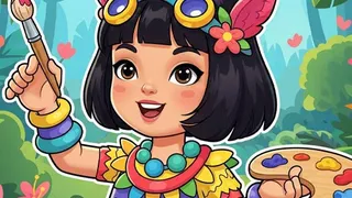 Liberte a sua criatividade neste vibrante jogo de colorir. Escolha entre muitas cenas da selva e dê-lhes vida com uma rica paleta de cores. Comece a colorir…