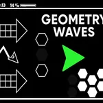 Teste o seu tempo e precisão em Geometry Waves, um desafiante jogo de esquiva. Navegue por labirintos néon, desvie de obstáculos em movimento e domine 30 fases…
