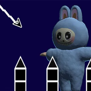 Pilote um pequeno avião por um mundo caótico de obstáculos em Labubu Geometry Dash. Teste os seus reflexos em 40 fases desafiantes e domine o voo de precisão.