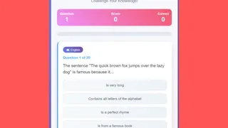 Ponha o seu intelecto à prova com o Quiz Education, um jogo de trivia divertido e envolvente para todas as idades. Responda a perguntas de uma vasta gama de…