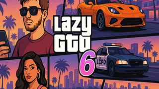 Explore uma cidade enorme ao seu próprio ritmo em Lazy GTO 6. Conduza carros, descubra áreas escondidas e desfrute de total liberdade nesta aventura sandbox.